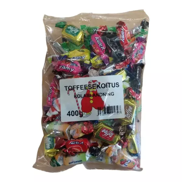 TOFFEESEKOITUS 400G - Makeispussit, -patukat ja tikkarit - 6438448005747 - 1