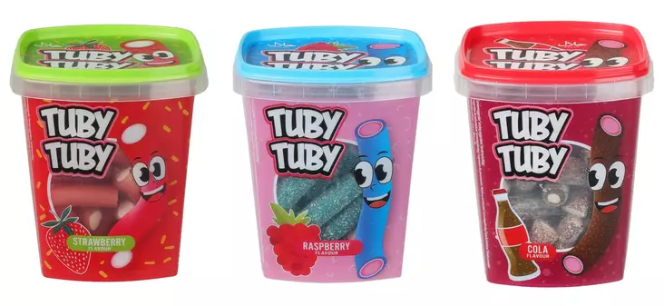 TUBY TUBY Hedelmälakritsi 220 g - Makeispussit, -patukat ja tikkarit - 8713305815157 - 1