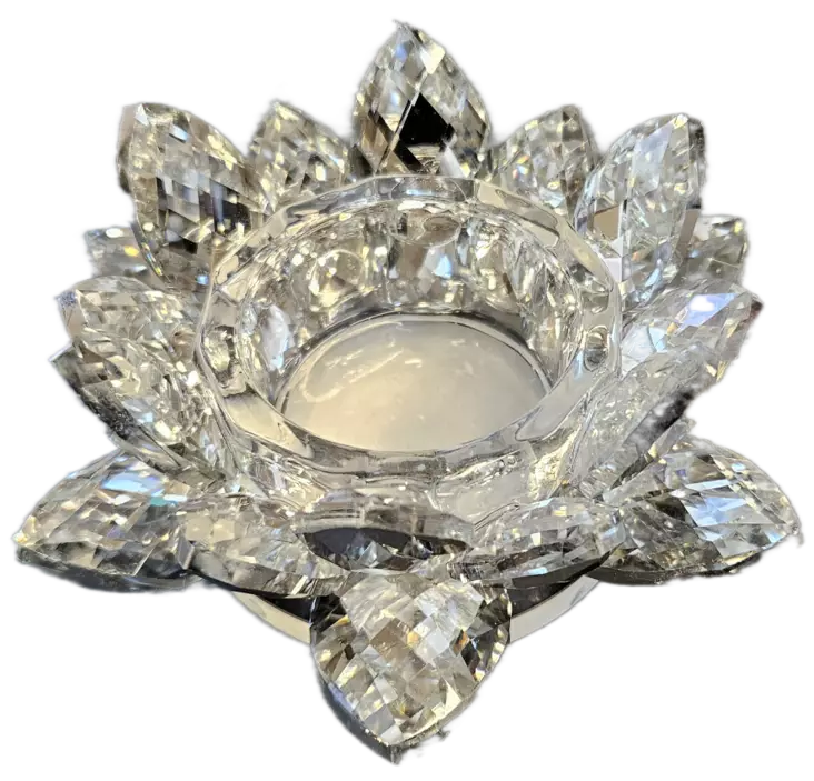 TUIKKUKUPPI CRYSTAL KIRKAS - Kynttilänjalat ja tuikkukipot - 6438159394437 - 1