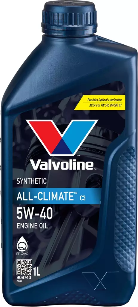 Valvoline All Climate 5W40 C3 1L - Täyssynteettiset öljyt - 8710941015767 - 1