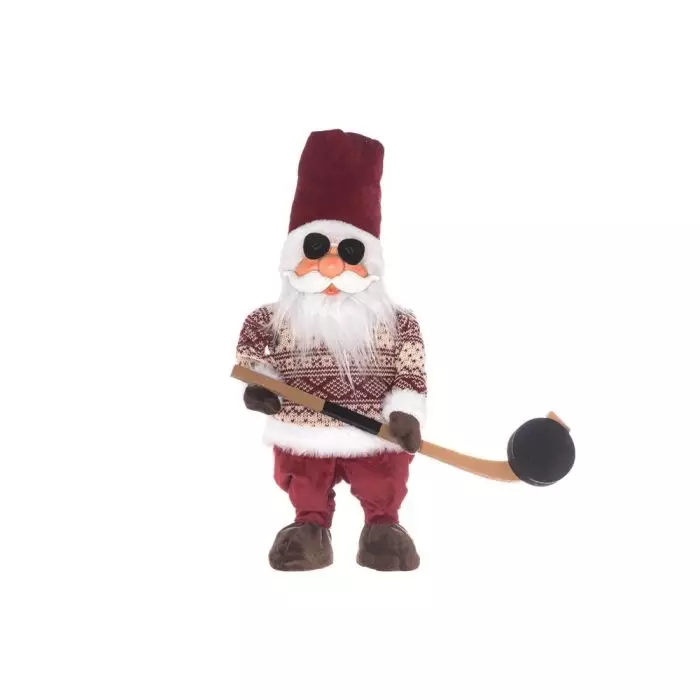 Winteria Jääkiekkopukki neulepaidassa 38 - Joulukoristeet - 6410416500317 - 1