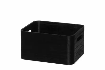4Living Puulaatikko musta 23x18x12 cm - Säilytys - 6410416373928 - 1