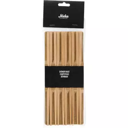Maku Syömäpuikot bambu 10 paria - Ruokailuvälineet ja -setit - 6410413198098 - 1