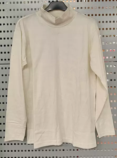 Naisten pitkähihainen poolopaita Turtle neck XL valkoinen - Naisten pitkähihaiset paidat ja tunikat - 6419285636868 - 2