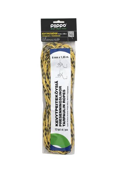 Pressuköysi 12 kpl / pss - Köydet ja narut - 6408586501258 - 1