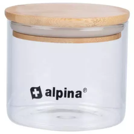 Alpina säilytyspurkki 500ml puukansi - Säilöntäpurkit, pullot ja tarvikkeet - 8711252006888 - 1