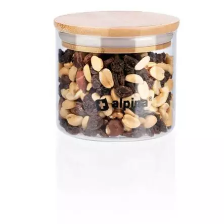 Alpina säilytyspurkki 500ml puukansi - Säilöntäpurkit, pullot ja tarvikkeet - 8711252006888 - 2