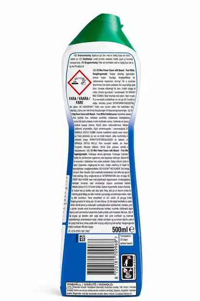 CIF CREAM Pure White 500ML - Yleispuhdistusaineet - 8720181709968 - 2