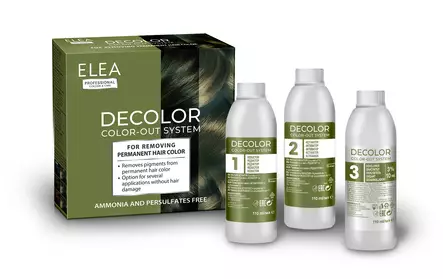 ELEA COLOR OUT SYSTEM KESTOVÄRIN POISTO - Hiusvärit - 3800708382548 - 1