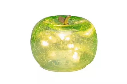 Finnlumor LED-omena 10 cm vihreä – 10 LED ja ajastin - Koristevalot - 6410416598178 - 2