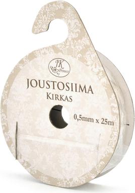 Joustosiima 0,5mm x 25m kirkas - Tee-se-itse DIY - 6417715037308 - 1