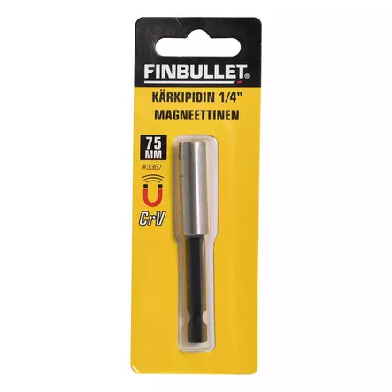 KÄRKIPIDIN 1/4" 75MM Cr-V MAGNEETTINEN - Ruuvauskärjet - 6438152033678 - 1