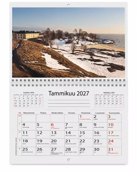 SEINÄTASKUKALENTERI 2027 - Kalenterit - 6438506026318 - 1