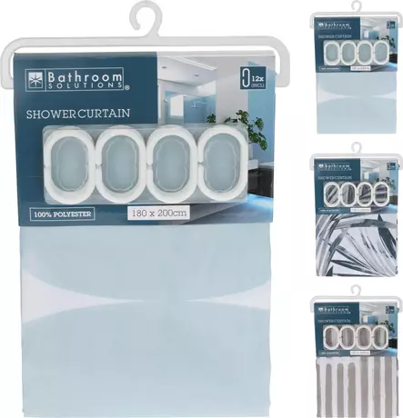 Suihkuverho 180 x 200 CM Kuvioitu - Suihkuverhot - 8721037266338 - 1