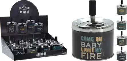 Tuhkakuppi Hyrrä Vintage - Jätteiden lajittelu - 8719987841798 - 1