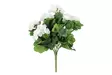 4Living Pelargonia kinppu valkoinen - Tekokukat ja -kasvit - 6410416529868 - 2