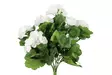 4Living Pelargonia kinppu valkoinen - Tekokukat ja -kasvit - 6410416529868 - 1