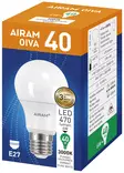 Airam LED OIVA Vakiolamppu 6W 470lm 3000K, 15,000h - Lamput ja polttimot - 6435200203458 - 2