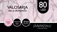 LED ULKOVALOSARJA 80 LED pinkki - Ulkovalosarjat - 6438159119498 - 1