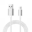 MOBIA PUNOTTU DATAKAAPELI USB-C 2.0, 2M HOPEA - Laturit - 6430076520708 - 1