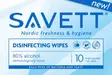 Savett 10kpl desinfioiva kosteuspyyhe - Intiimikosteuspyyhkeet - 7046110054758 - 1