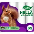 Serla Hellä WC-paperi 32rl valkoinen - WC-paperit - 6414301035618 - 1