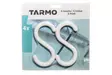Tarmo S-koukku muovia valkoinen 4 kpl - Ripustuskoukut - 6410410181918 - 1
