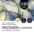ULKOVALOSARJA 240 LED lämmin valkoinen - Ulkovalosarjat - 6438159689908 - 1