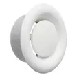 Poistoventtiili 100mm valkoinen - Rakennuksen ilmanvaihto - 4750492000588 - 1