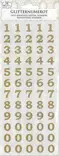 Glitternumerotarra kulta - Tee-se-itse DIY - 6417715024988 - 1