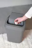HEILURIROSKIS 10 L Kivenharmaa - Jätteiden lajittelu - 6411763270328 - 4
