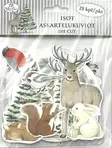 Isot askartelukuviot Talvi luonto 25kpl - Joulukorttiaskartelu - 6417715034338 - 1