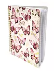 Kierrevihko A5 Perhoset pinkki 160 sivua (80 arkkia/lehteä) - Tee-se-itse DIY - 6417715066568 - 2