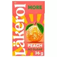 Läkerol More Peach sokeriton - Purukumit ja pastillit - 7310350505258 - 2