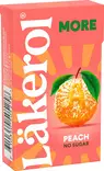 Läkerol More Peach sokeriton - Purukumit ja pastillit - 7310350505258 - 1