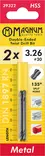 Magnum kaksipäinen niittiporanterä HSS 3,26 mm 2 kpl – 3,2 mm vetoniiteille - Metalliporanterät - 6418868393228 - 1