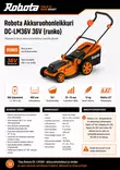 Robota Akkuruohonleikkuri DC-LM36V - Akkumonitoimityökalu - 6438212109978 - 2