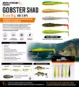 SG Gobster Shad 9cm Dark Water MIX - Jigit ja jigipäät - 5706301769558 - 1