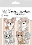Timanttimaalaustarra Kissat ja koirat 4kpl - Tee-se-itse DIY - 6417715120208 - 1