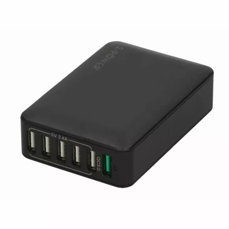 2-POWER 6-PORTIN USB-LATURI 60W - Laturit - 5055190181348 - 1