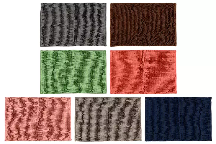 4Living Kylpyhuonematto Basic 40x60 cm lajitelma - Kylpyhuonematot - 6410413347328 - 1