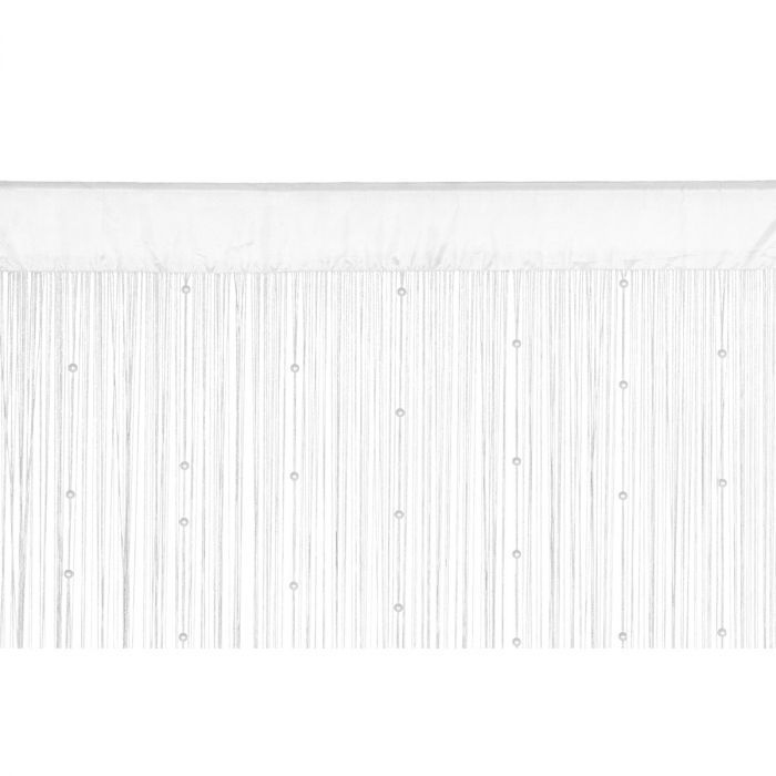 4Living Naruverho Pearl 90x200 cm valkoinen - Verhot - 6410416097978 - 1