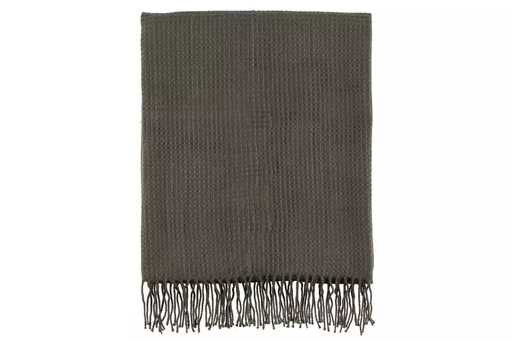 4Living Torkkupeitto Moss 127x152 cm tummanharmaa - Torkkupeitot - 6410416132808 - 1