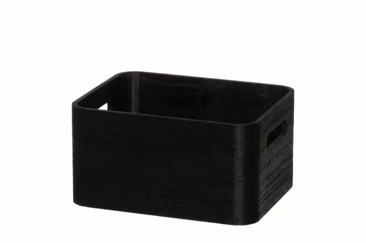 4Living Puulaatikko musta 23x18x12 cm - Säilytys - 6410416373928 - 1