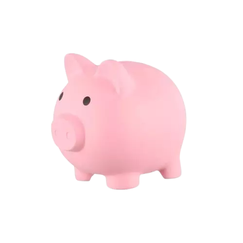 4Living Säästöpossu pinkki - Koriste-esineet - 6410416388748 - 1