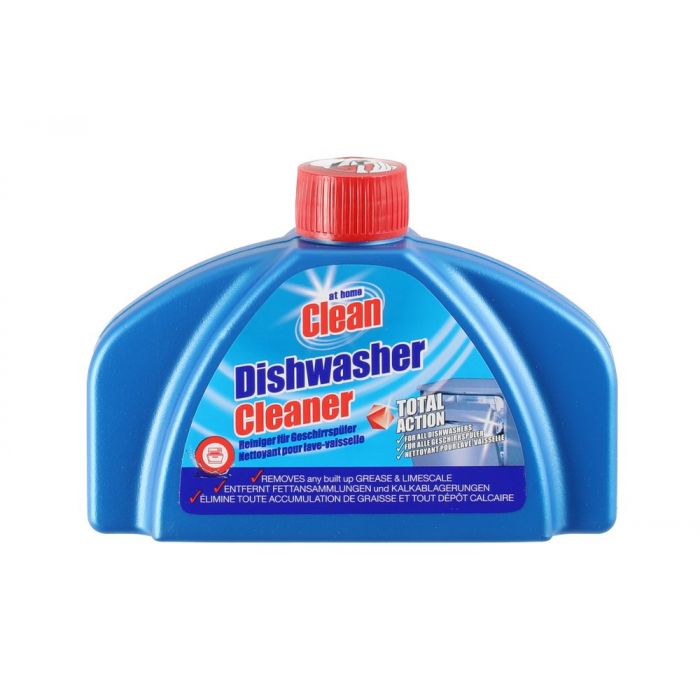 At home Clean tiskikoneen puhdistusaine EN- FI-SV-NO-DK 250 ml - Tiskiaineet ja konetiskitabletit - 8719497835768 - 1