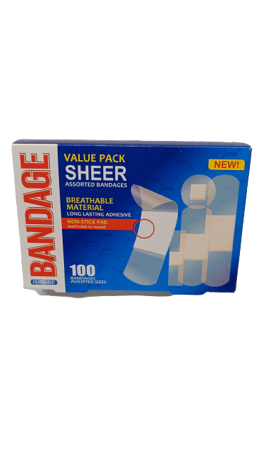 BANDAGE LAASTARI 100 kpl/pkt - Ensiaputuotteet - 6438159019118 - 1