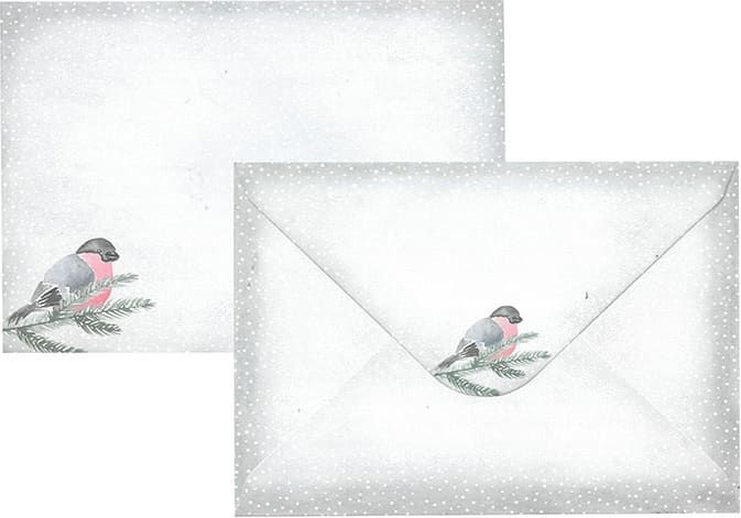 C6/10 Kirjekuori Punatulkku - Kirjekuoret - 6417715077328 - 1