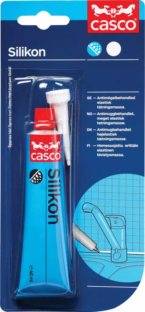 CASCO SILIKONI VÄRITÖN - Silikonit - 7311980115008 - 1