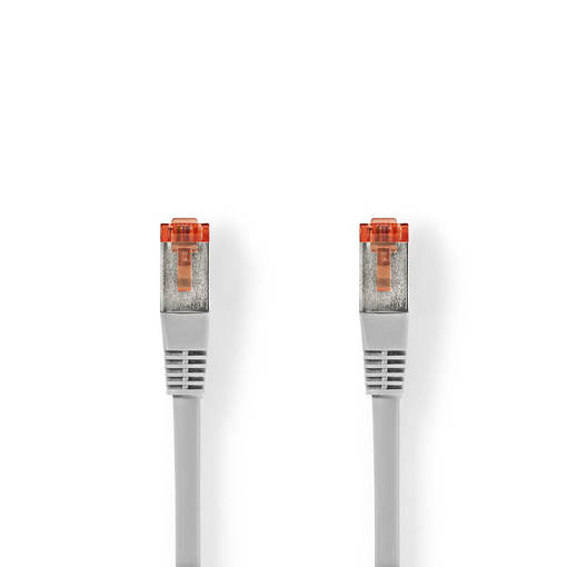 Cat 6 kaapeli | RJ45 uros | RJ45 uros | S/FTP | 2.00 m | LSZH / PVC | Harmaa - Verkkokaapelit - 5412810289288 - 1